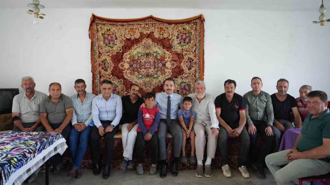 Kaymakam Hacı Osman Hökelekli Denizdamı ve Çadırtepe'de halkla buluştu