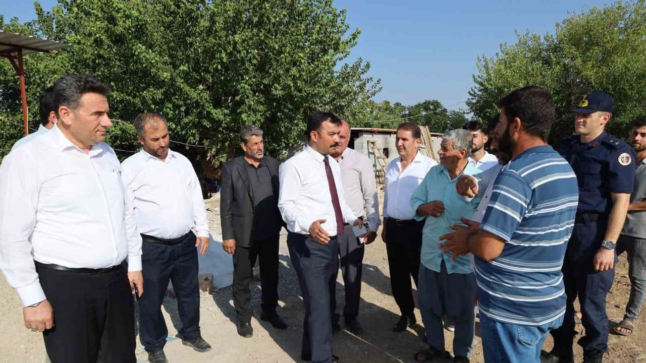 Kaymakam Muhammed Üsame Soysal köy ziyaretlerinde altyapı taleplerini yerinde değerlendirdi
