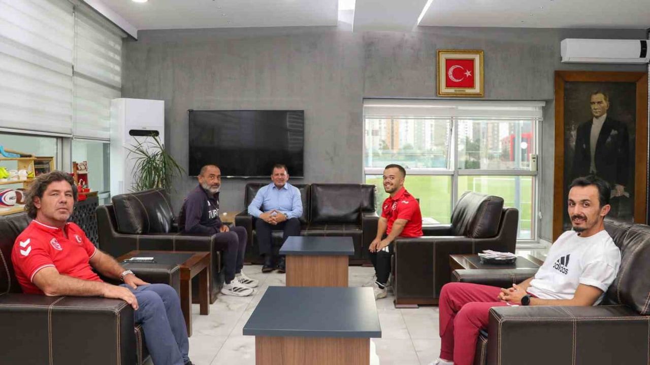 kayseri'de paralimpik halterci çağdaş kaya'ya şampiyona öncesi destek ziyareti