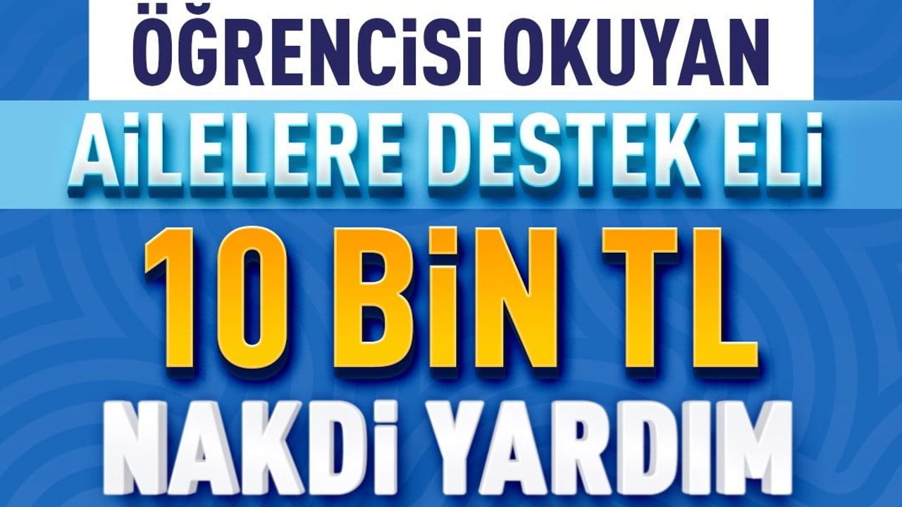 Kayseri'den üniversite yükünü hafifleten 10 bin lira destek
