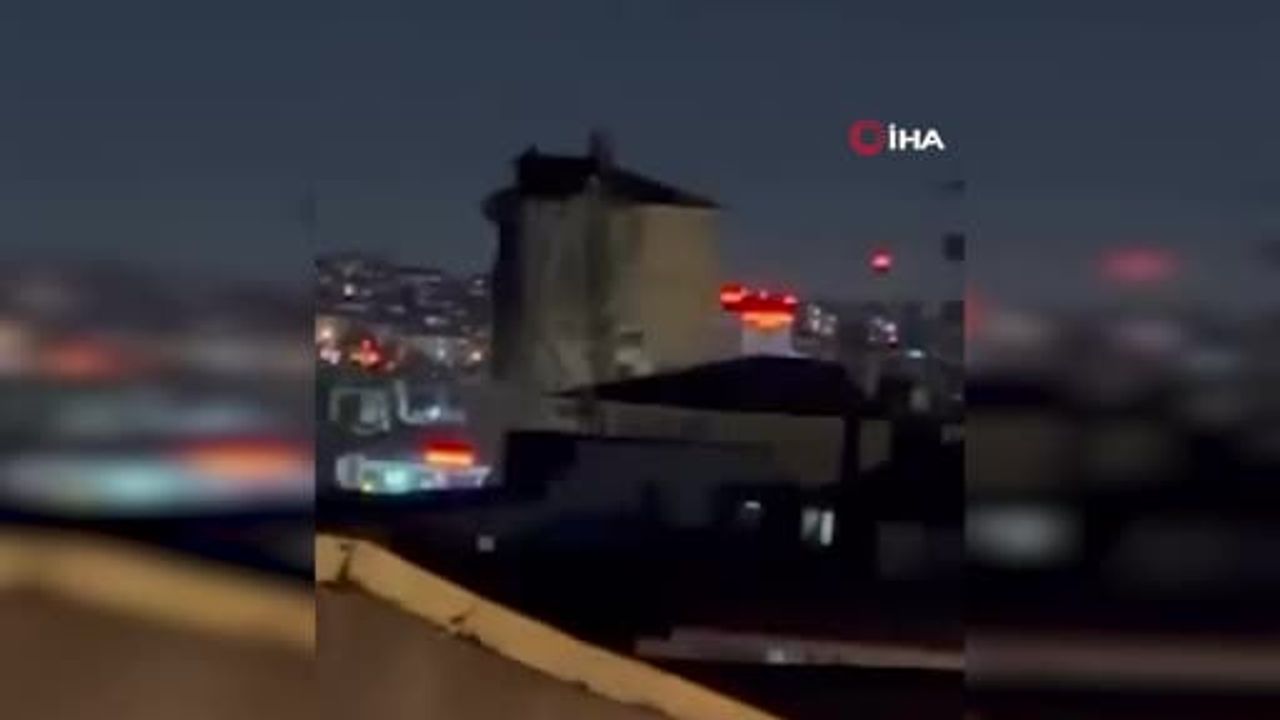 Kentsel dönüşüm sırasında yıkılan bina çöktü, mahallede panik
