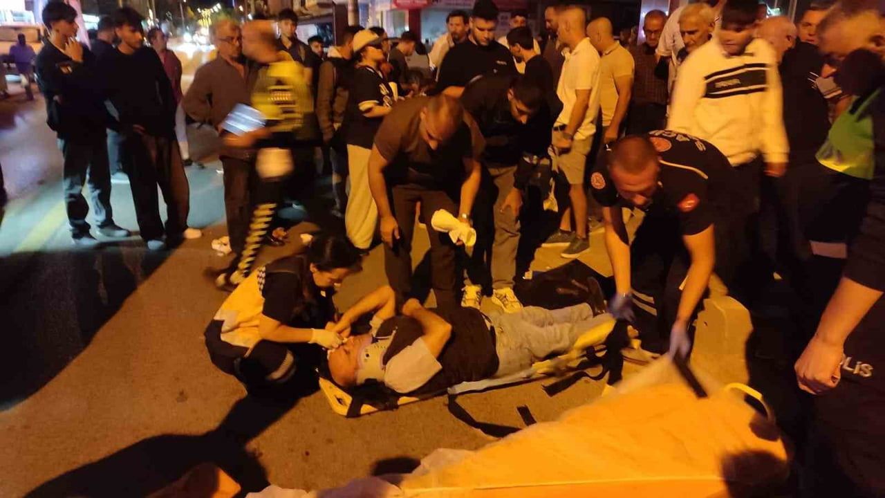 Keşan adliye yolunda motosikletin çarpması sonucu iki kişi yaralandı