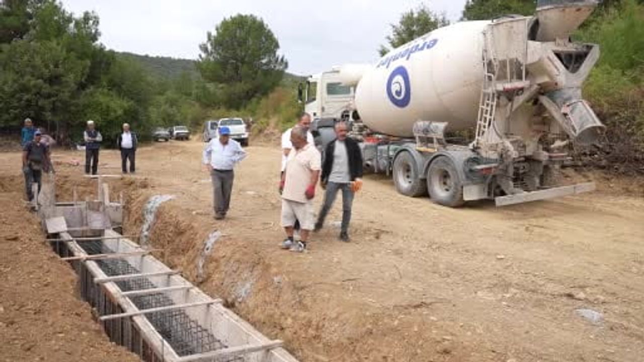 Kıranköy'e su deposu: 28 bin metreküplük göletin ilk kazması vuruldu