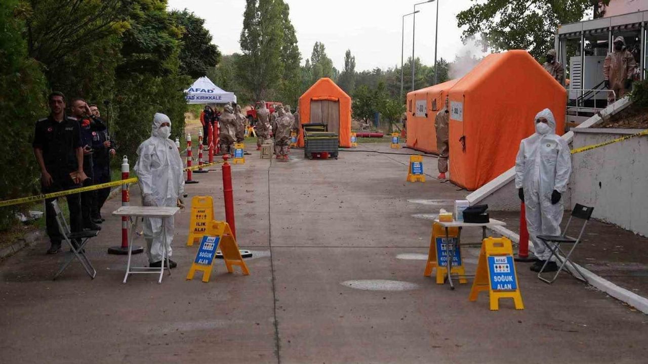Kırıkkale’de kapsamlı kbrn tatbikatı: kurumlar 26 senaryoda sınandı