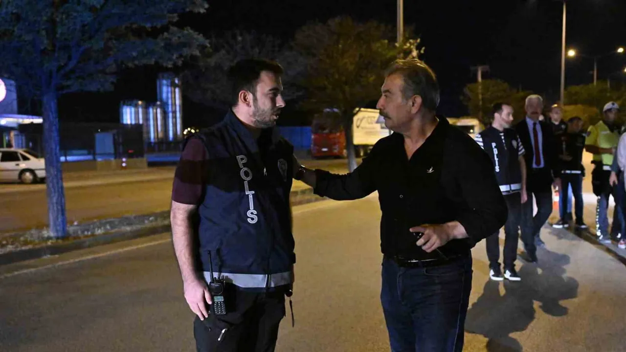 Kırıkkale emniyet müdürü Mustafa Işık denetim noktalarını bizzat inceledi
