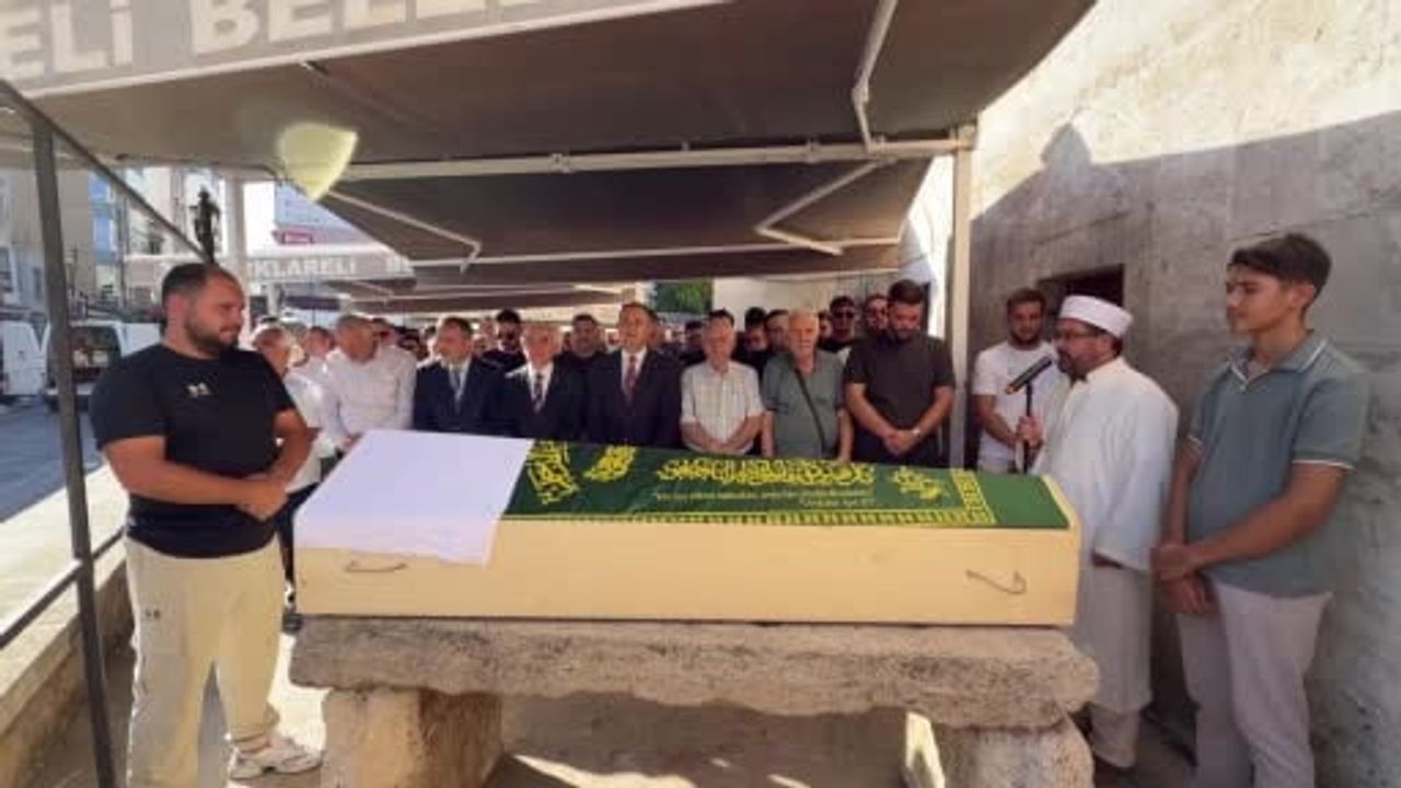 Kırklareli'de balkondan düşen görme engelli için son görev