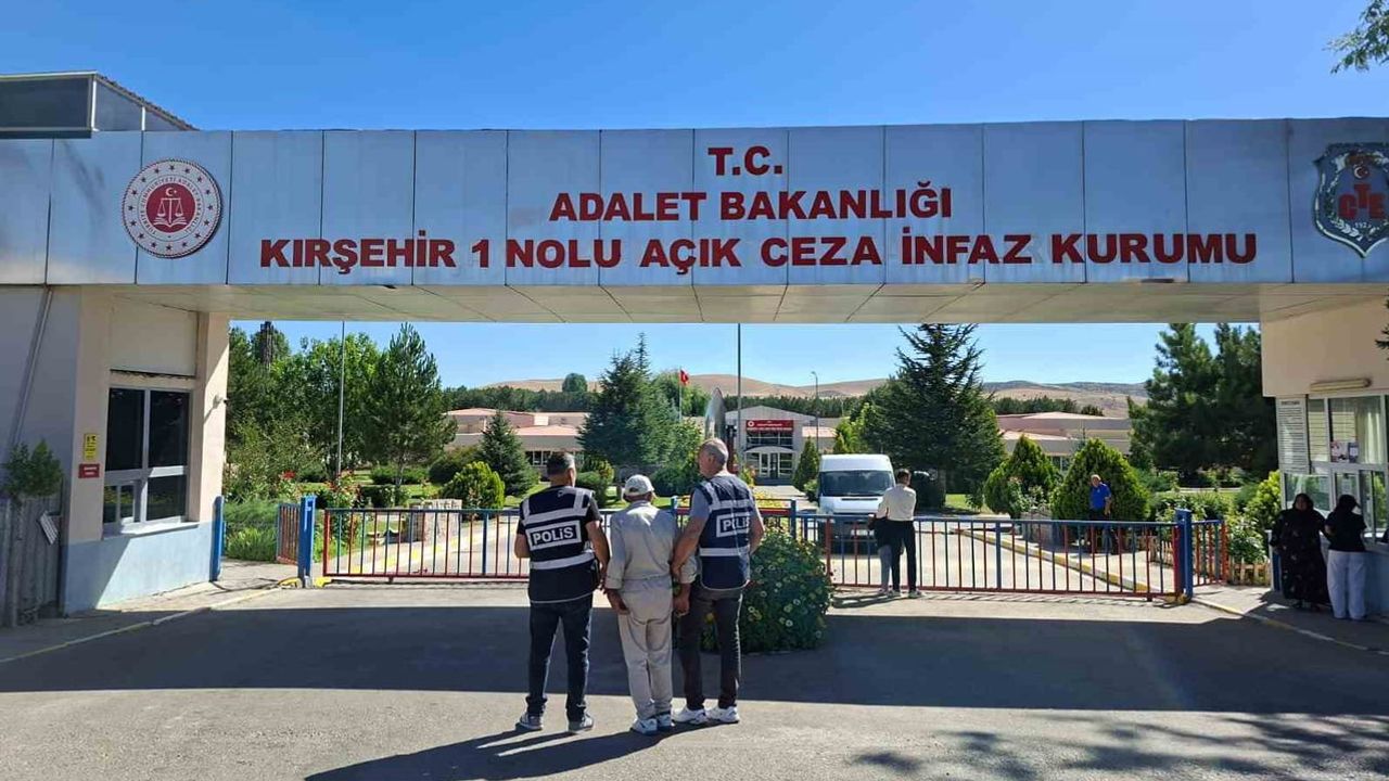 Kırşehir'de kesinleşmiş hapis cezası bulunan şüpheli yakalandı
