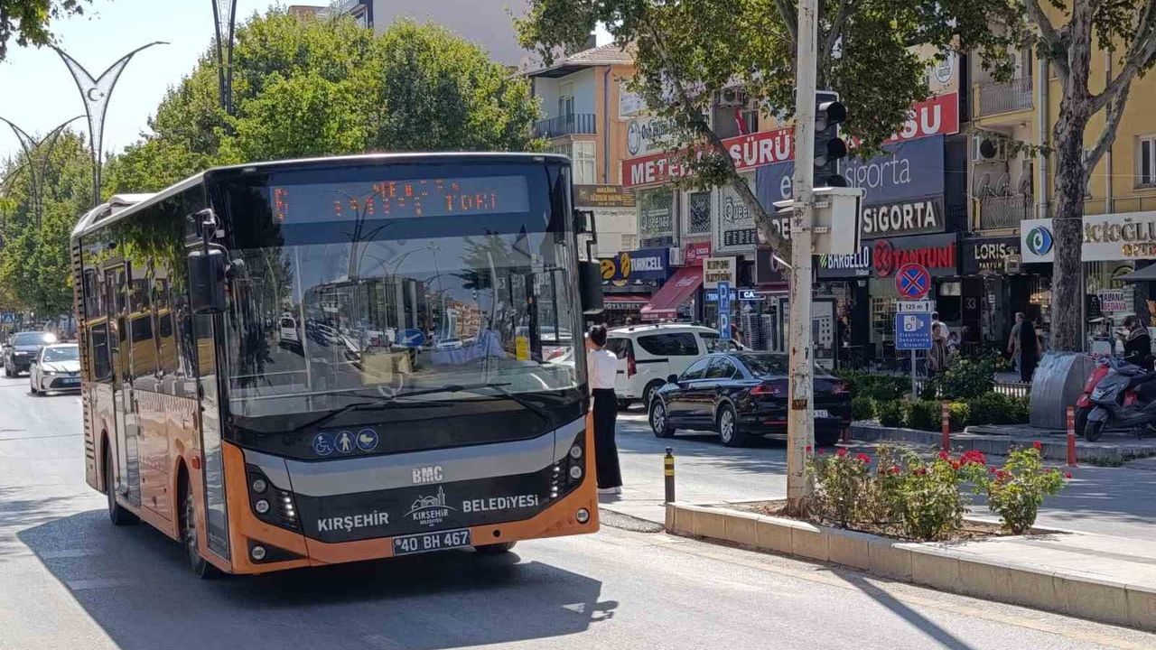 Kırşehir'de toplu taşımada yeni tarife: öğrenci 24 TL, tam 32 TL