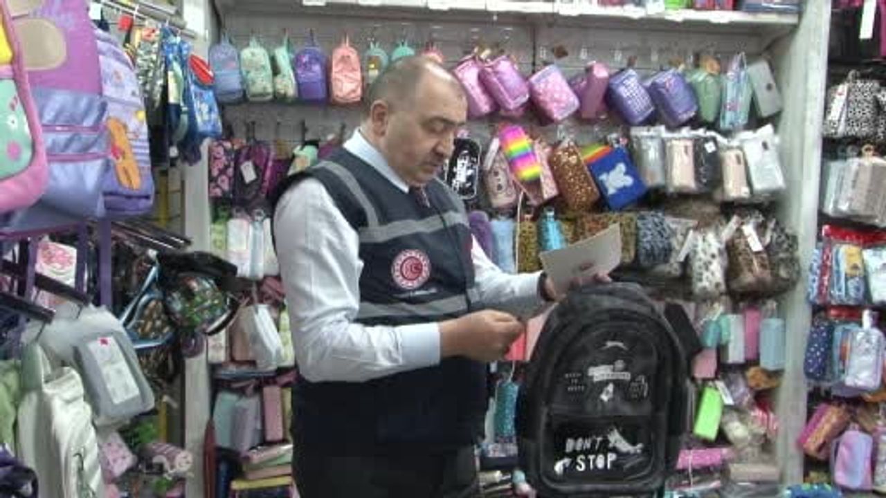 Kırtasiyelerde yoğun denetim: fiyat ve güvenlik kontrolleri artırıldı