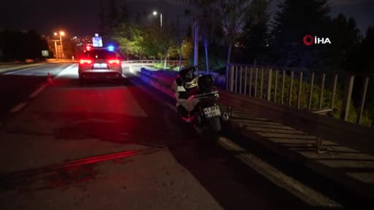 Kocaeli'de kaza: bariyere çarpan motosiklet sürücüsü yaşamını yitirdi