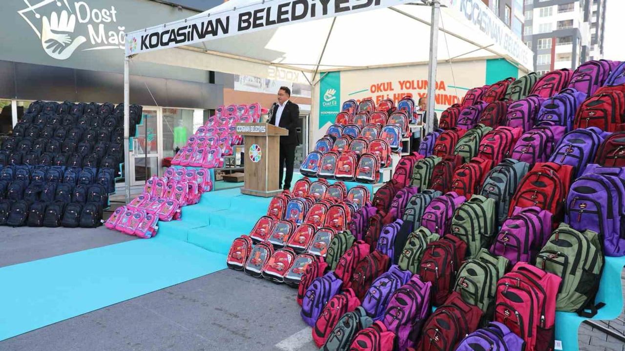 Kocasinan'da dost eliyle eğitime ve hayata dokunan destekler