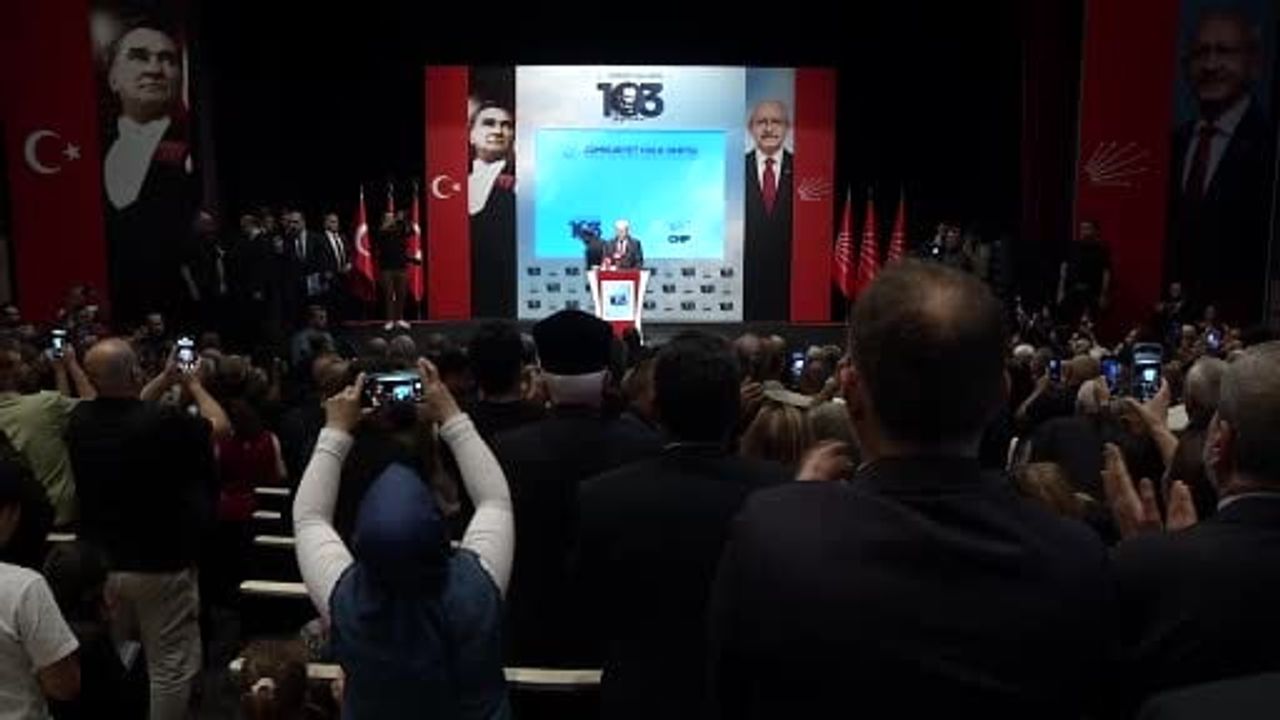 Kökü milli iradede: CHP'nin 103. yılında tam bağımsızlık ve birlik vurgusu