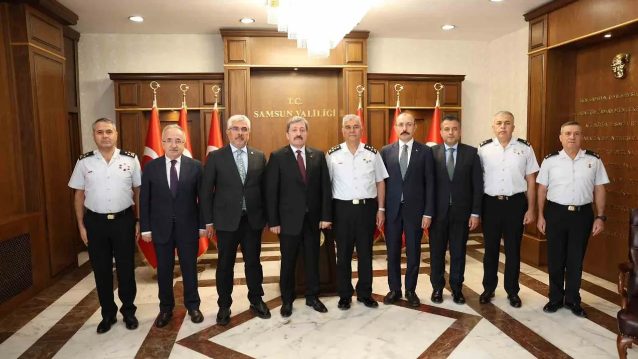 Komuta kademesi Samsun'da projelerin nabzını tuttu