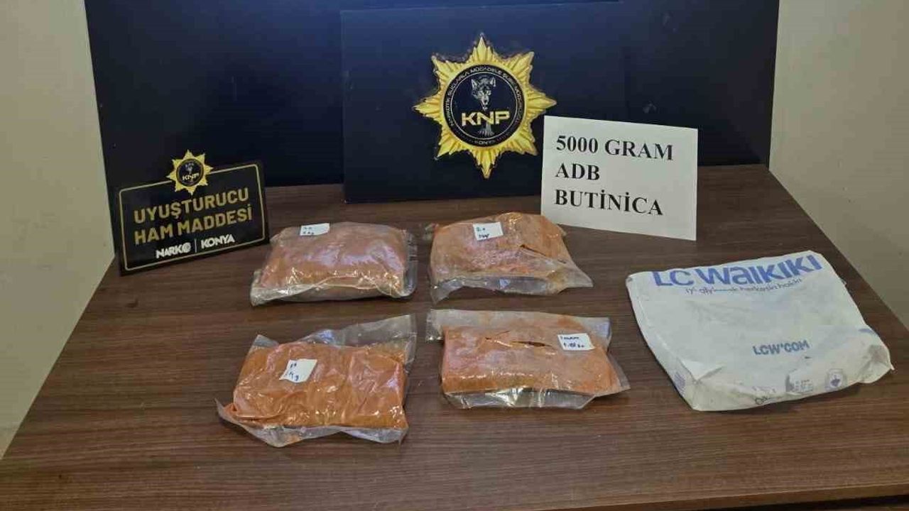 Konya'da narko-mercek operasyonunda üretim kapasitesi hesaplandı
