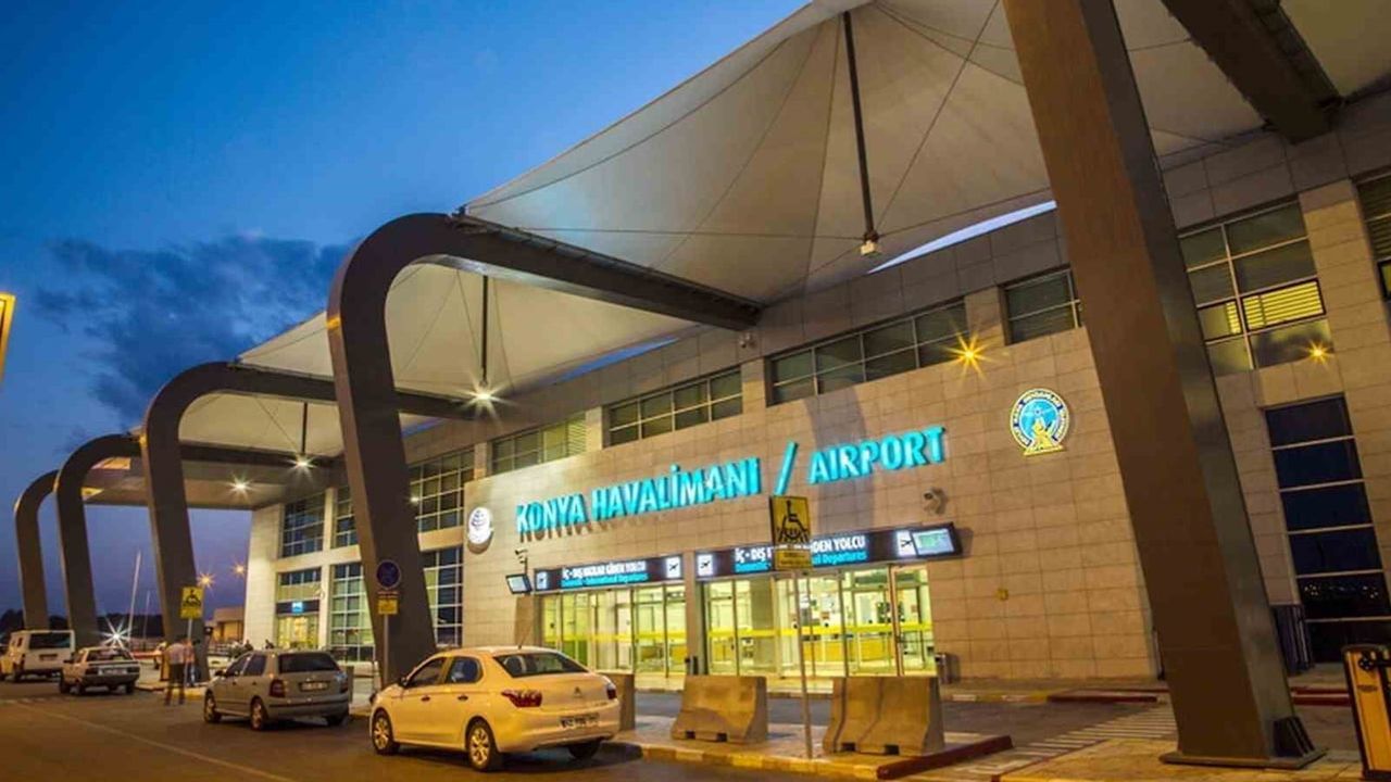 Konya havalimanı ağustos verilerinde 115 binin üzerinde yolcu kaydedildi
