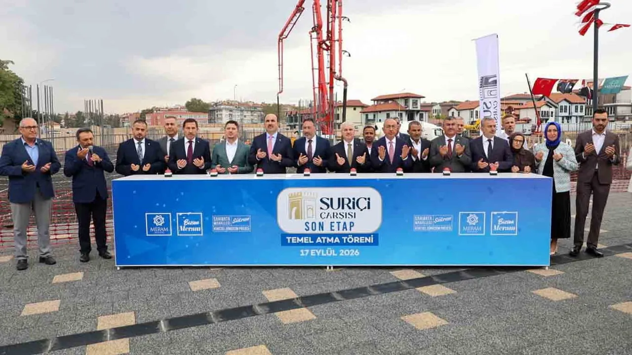 Konya Suriçi Çarşısı'nda geçmişle geleceğin buluştuğu son etabın temeli atıldı