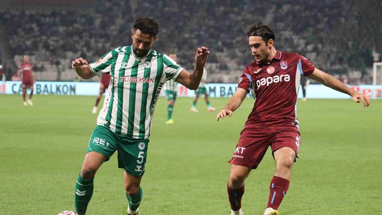 Konyaspor erken golle ilk yarıyı 1-0 önde tamamladı