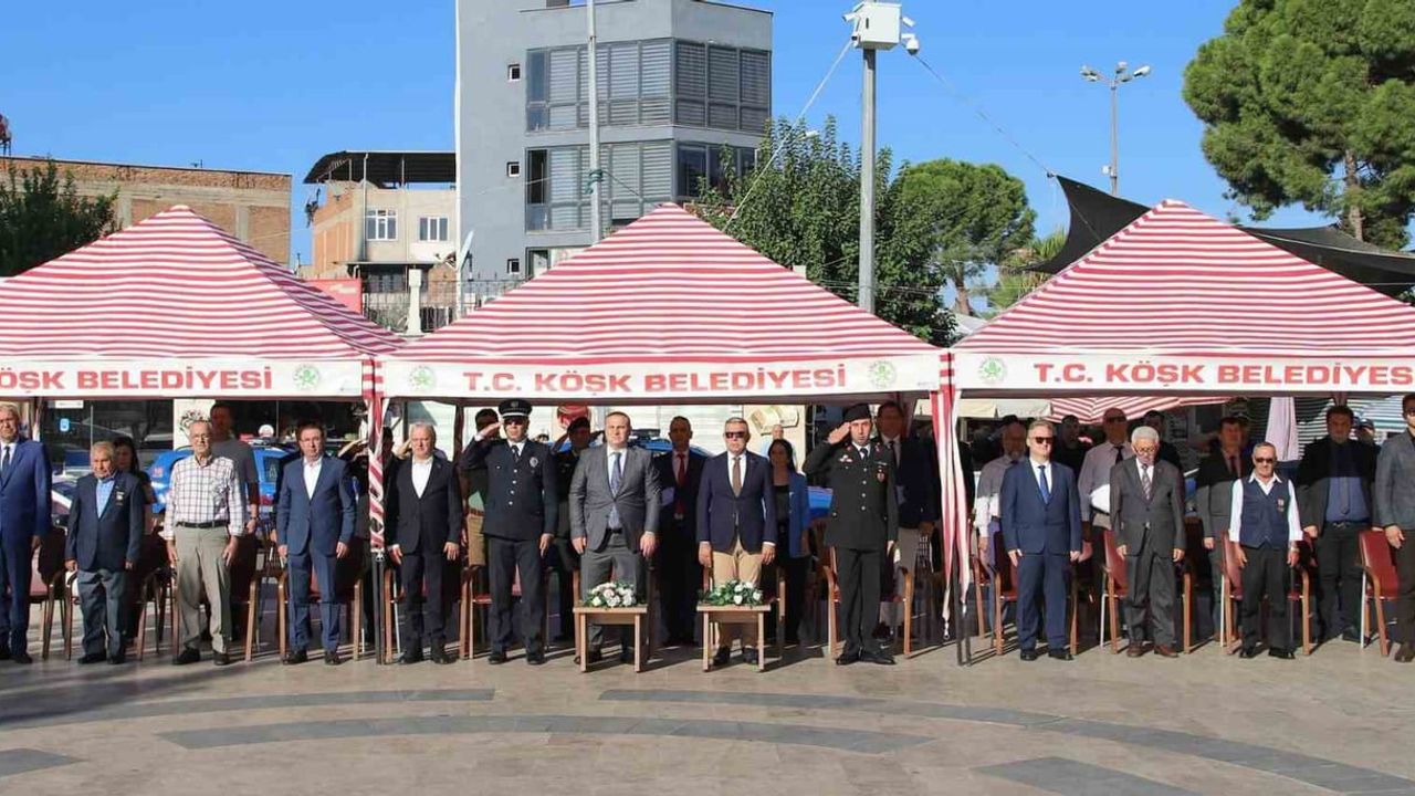 Köşk’te gaziler günü birlik ve saygıyla anıldı