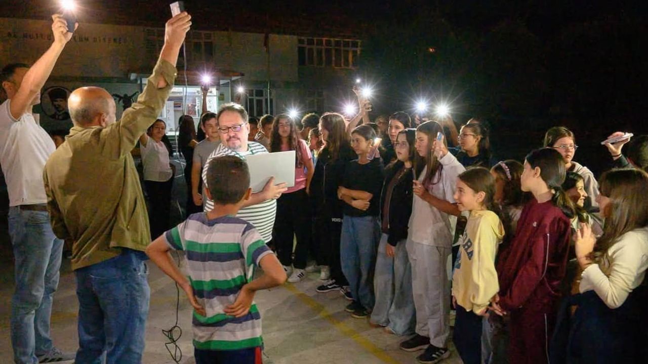 Köye bilim ve teknoloji götürülüyor: öğrenciler gökyüzünden sanal dünyaya uzandı