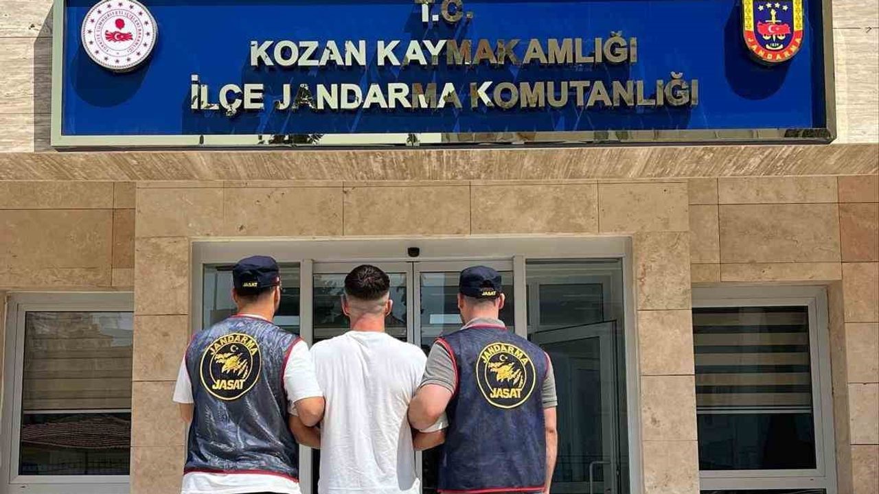 Kozan'da bilişim hırsızlığından 17 yıl cezası olan hükümlü jandarma operasyonunda yakalandı