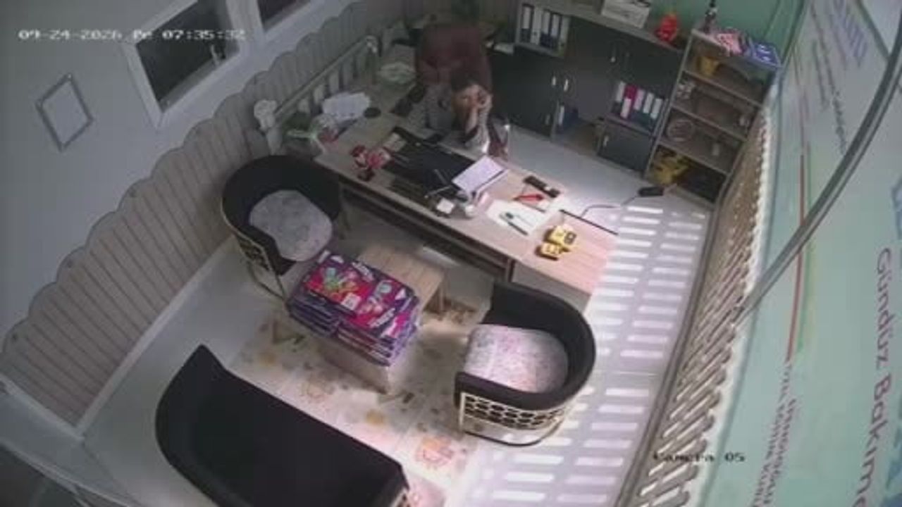 Kreşte can güvenliği: öğretmenler çocukları taşıyarak tahliye etti
