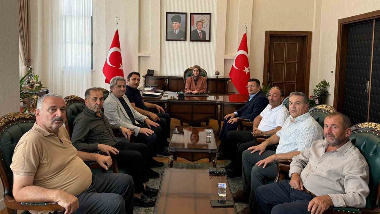 Kuluncak belediye başkanı Cengiz'den Bayguş'a nezaket ziyareti