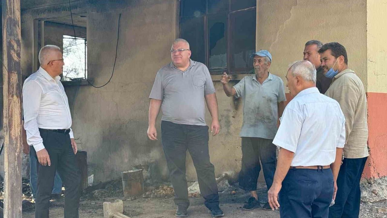 Kumluca'da alevler söndürüldü, hasar tespit çalışmaları başlatıldı
