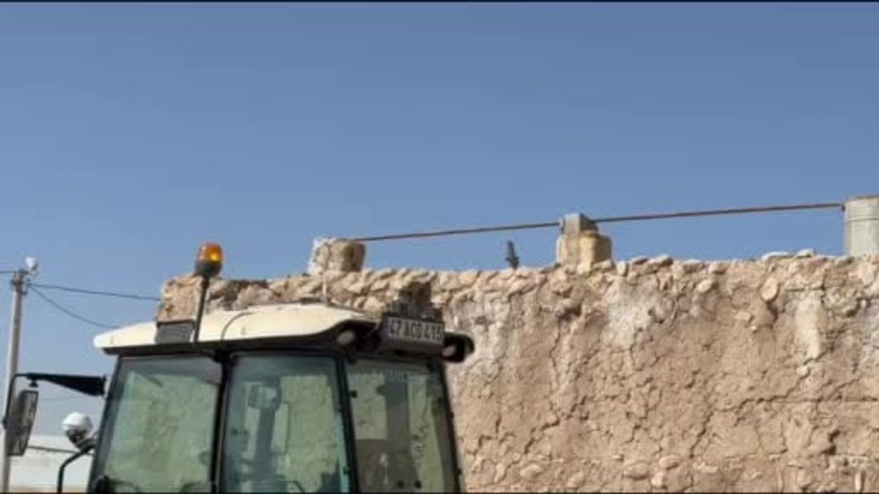 Kumrunun yuvasını korumak için traktörünü sessize aldı