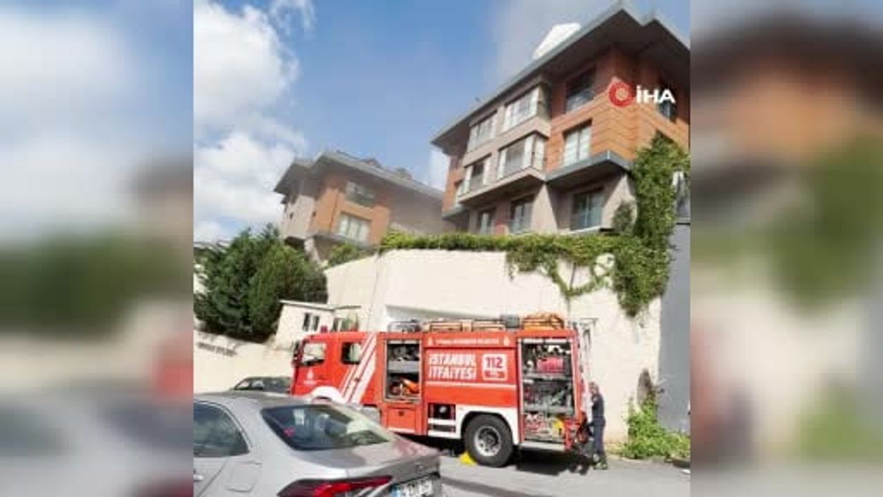 Kurutma makinesinden çıkan yangın Sarıyer’de 8 kişinin tahliyesine yol açtı