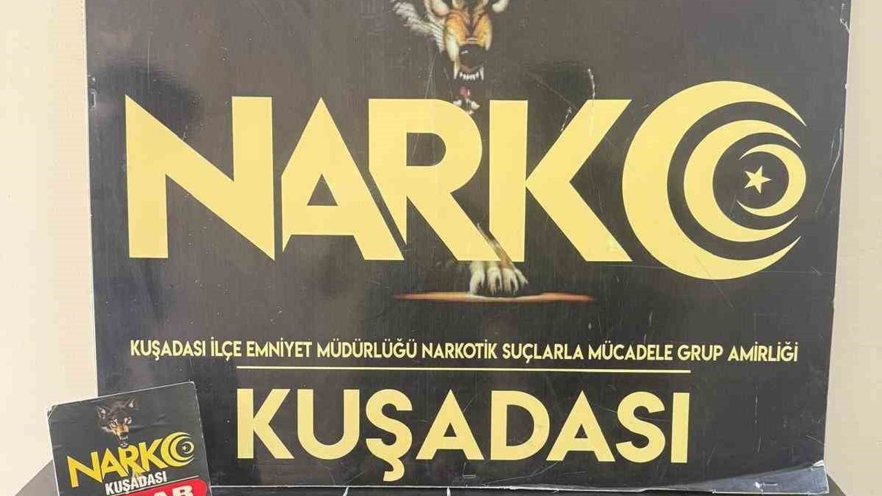 Kuşadası’nda ev ve üst aramasında 12 parça esrar bulunan şüpheli cezaevine gönderildi