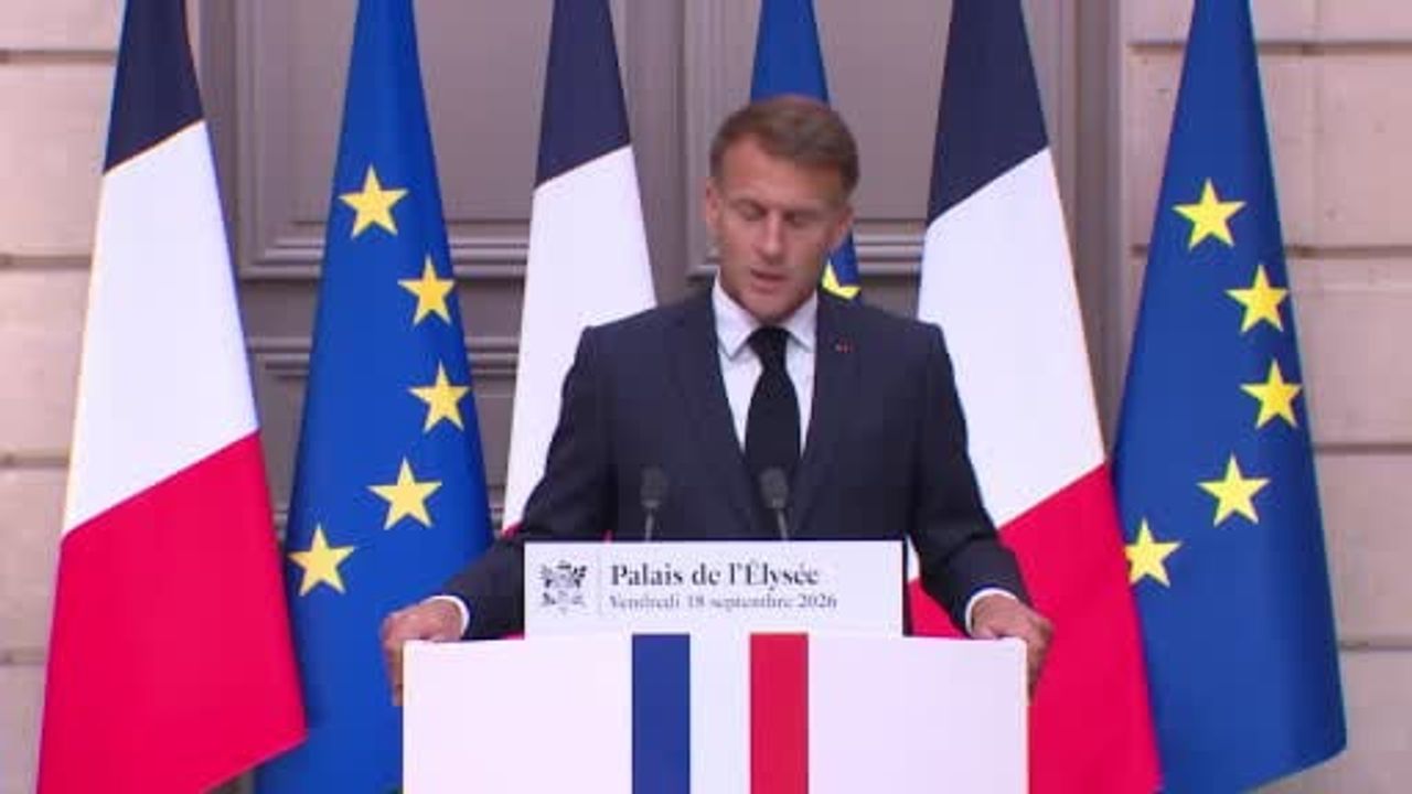 Macron hibrit tehdide ve enerji krizine karşı yeni koruma planı açıkladı