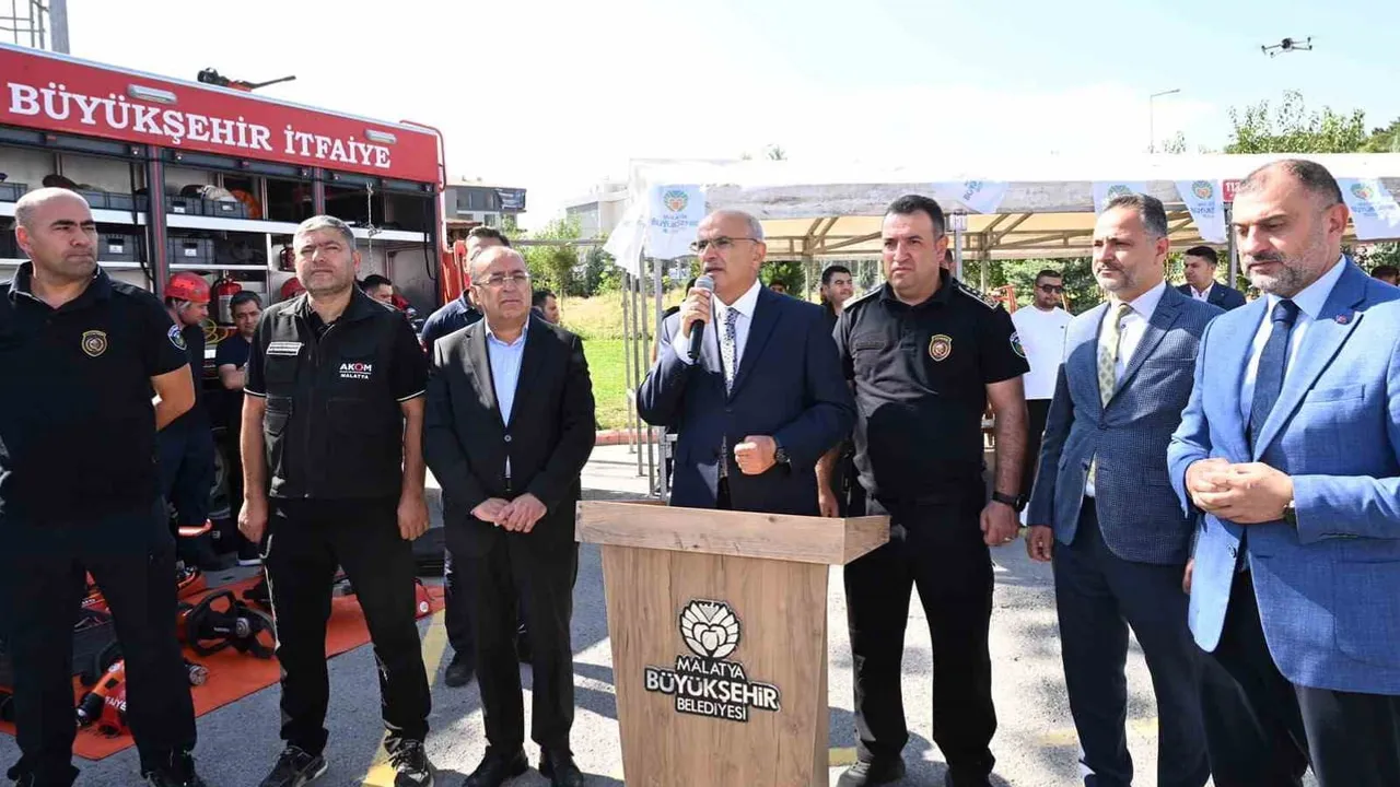 Malatya itfaiyesi yenilenen altyapı ve araç filosuyla güçleniyor