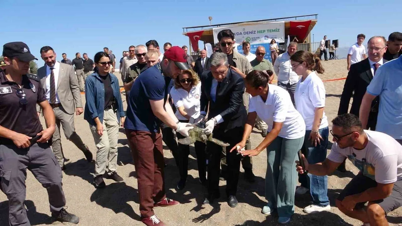 Manavgat'ta iyileştirilen Hanzala doğal yaşamına uyduyla kavuştu