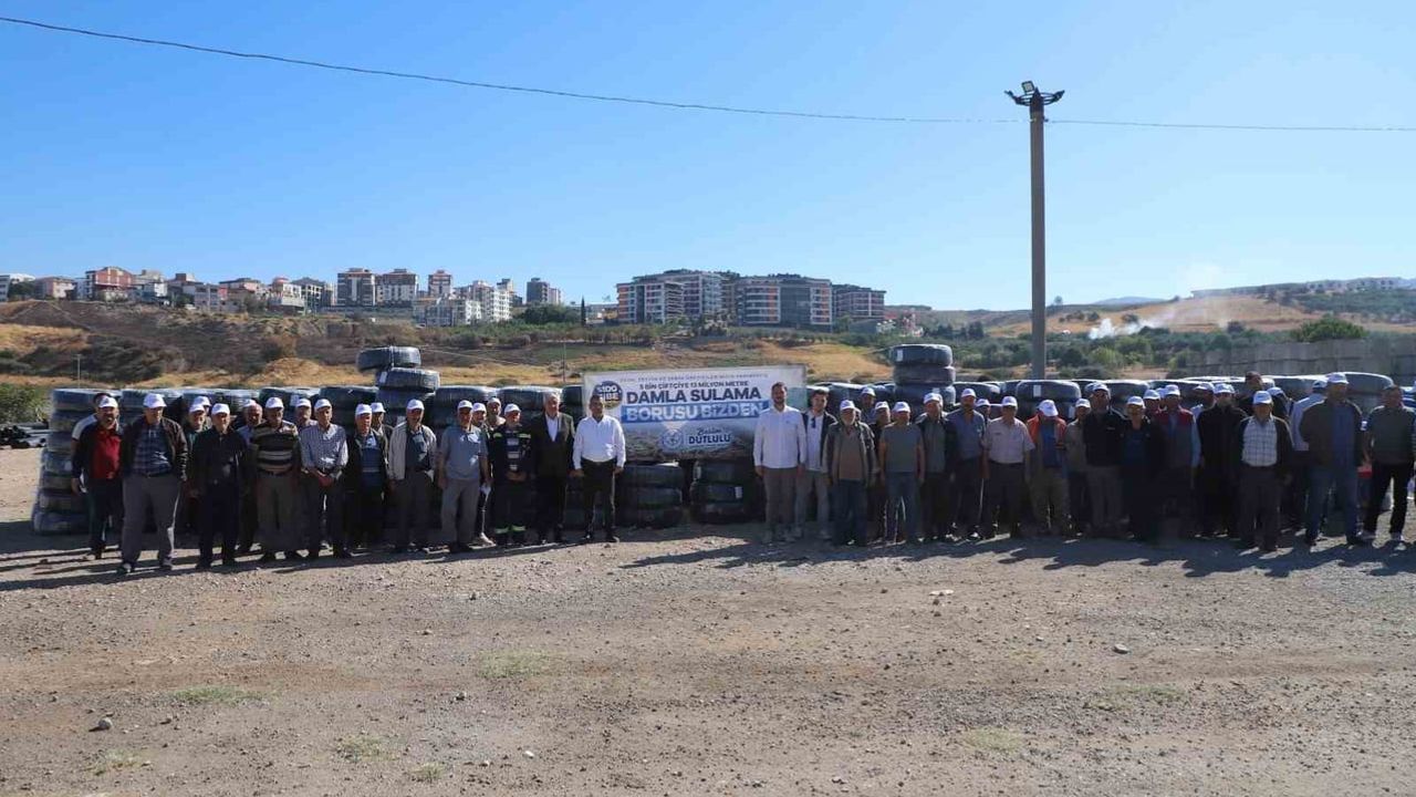 Manisa'da sulama maliyetine nefes: damlama borusu dağıtımı 7 milyon 252 bin 550 metreye ulaştı