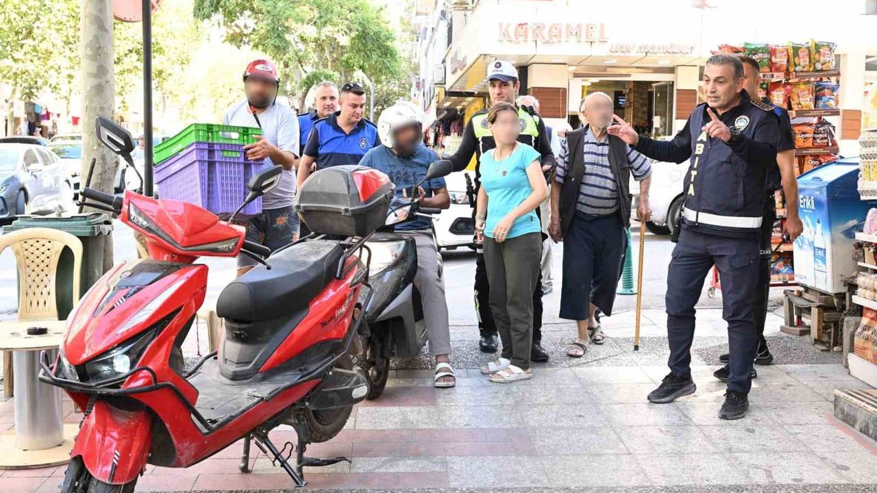 Manisa'da yaya güvenliği için zabıta ve polis ortak denetimde