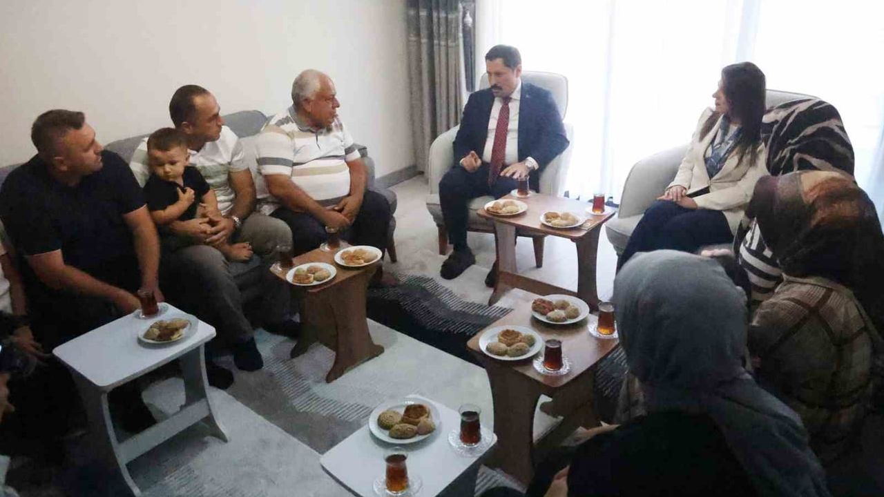 Masatlı cumhuriyet mahallesi'nde yeni yuvaların ilk misafiri oldu
