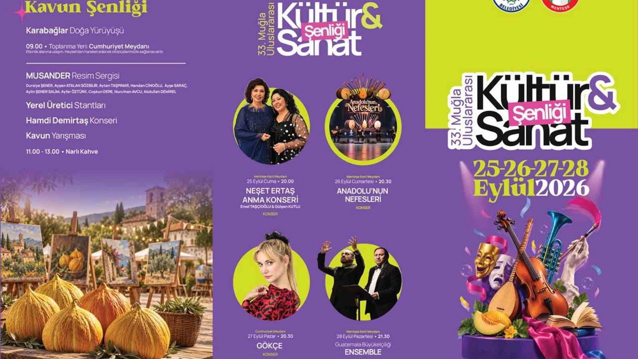 Menteşe'de kültür ve sanat dört gün boyunca meydanlara taşınıyor