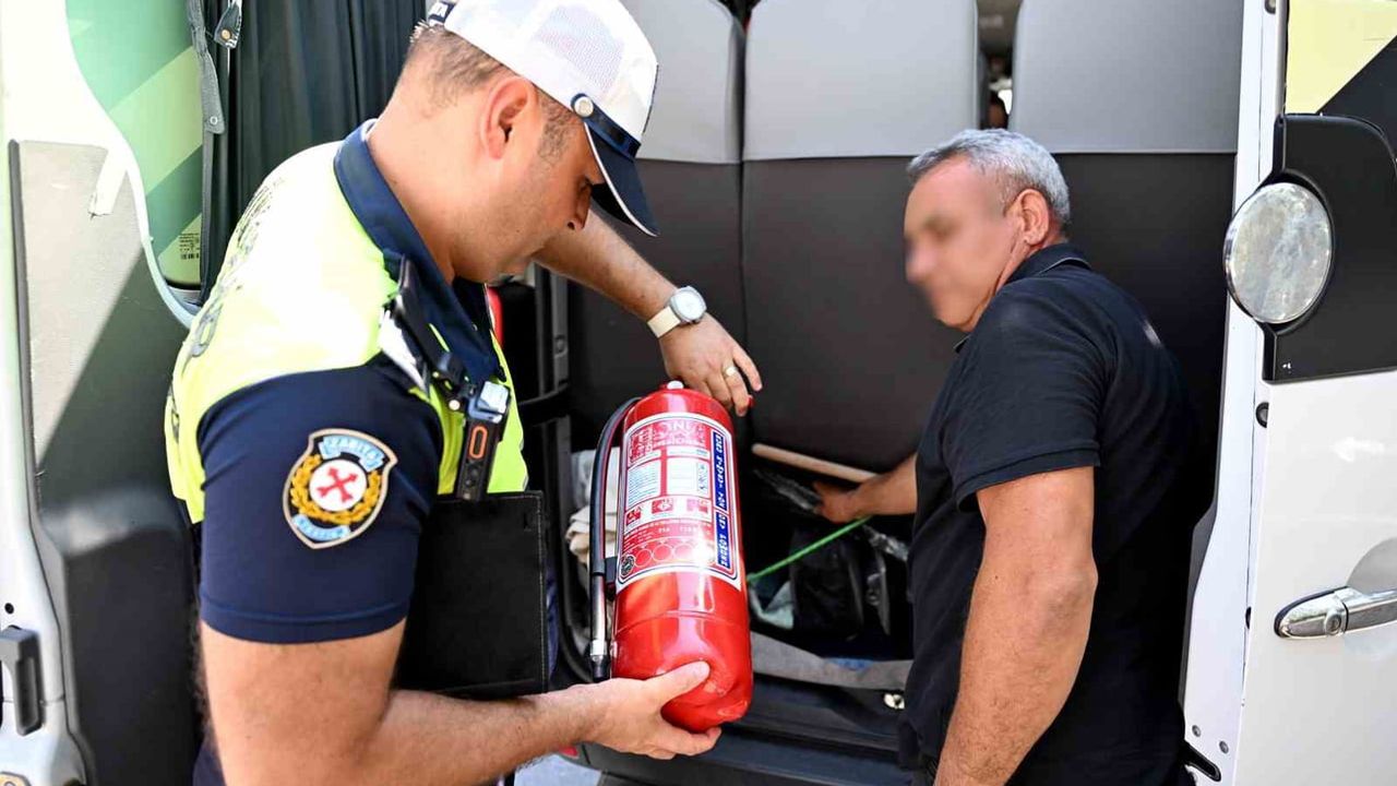 Mersin'de okul servislerine kapsamlı denetim: güvenlik önceliği