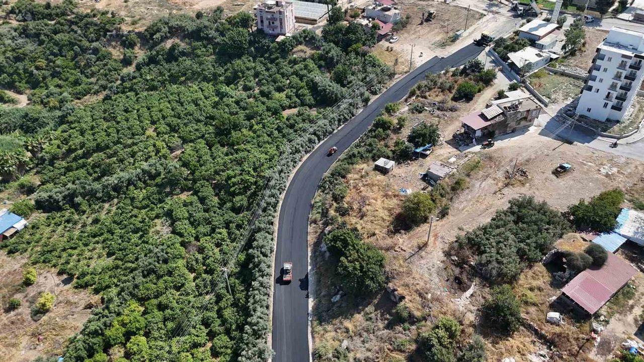 Mezitli'de altyapı sonrası 11,5 km yol yenilendi