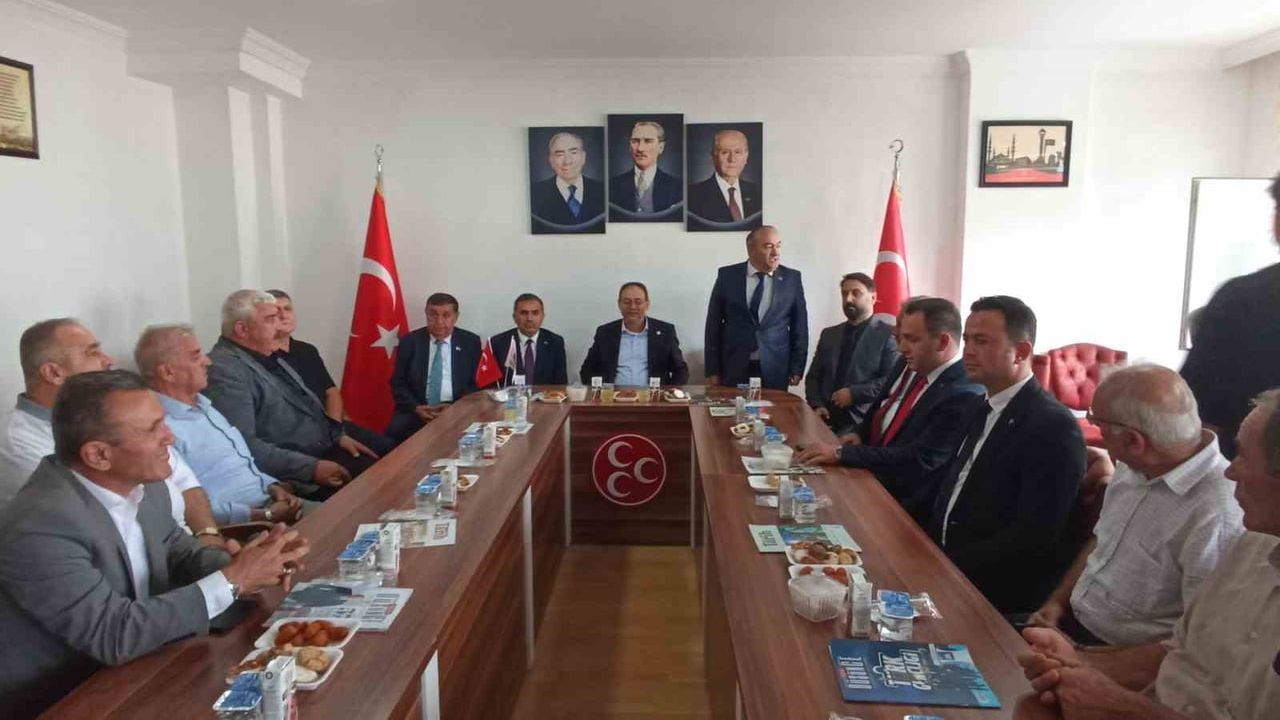 MHP Havza ilçe başkanlığına ziyaret: birlik ve teşkilat çalışmaları ön planda
