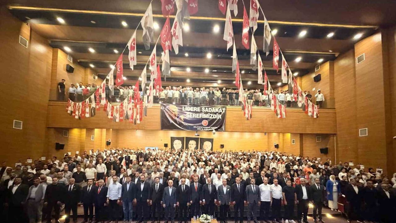 MHP Siirt'te Tükenmez yeniden il başkanı seçildi, öncelik huzur ve istihdam