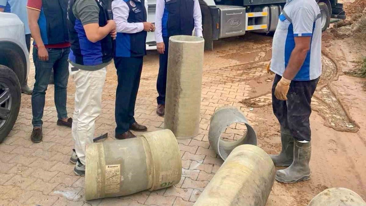 Milas'ta hızlı müdahale su kesintisini önledi