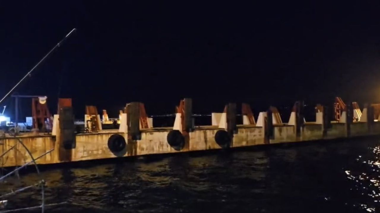 Mudanya iskelesine çarpan İDO deniz otobüsünde panik anları