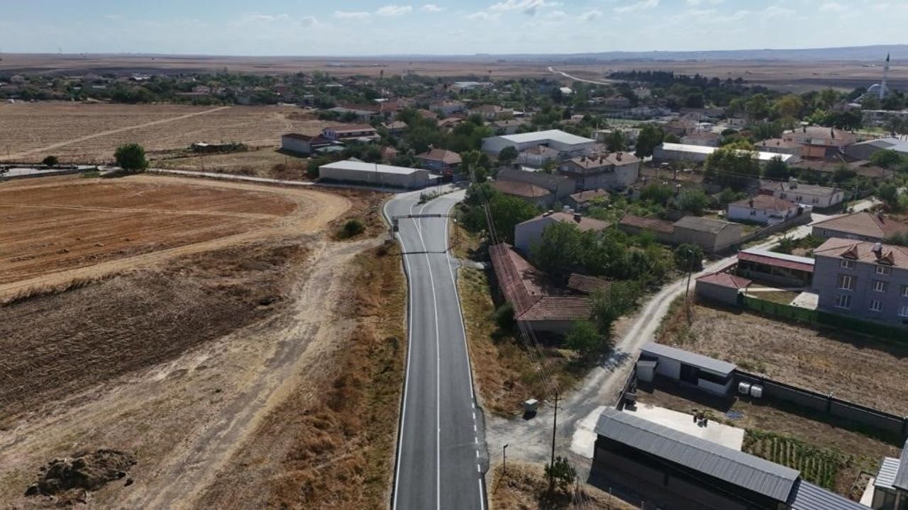Muratlı'da 10 kilometrelik yol yenileme çalışması tamamlandı