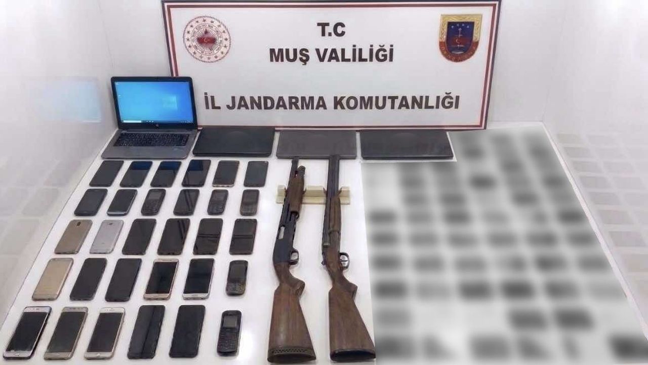 Muş merkezli operasyonda 16 kişi tutuklandı, 2 milyar 26 milyon tl hareketliliği saptandı