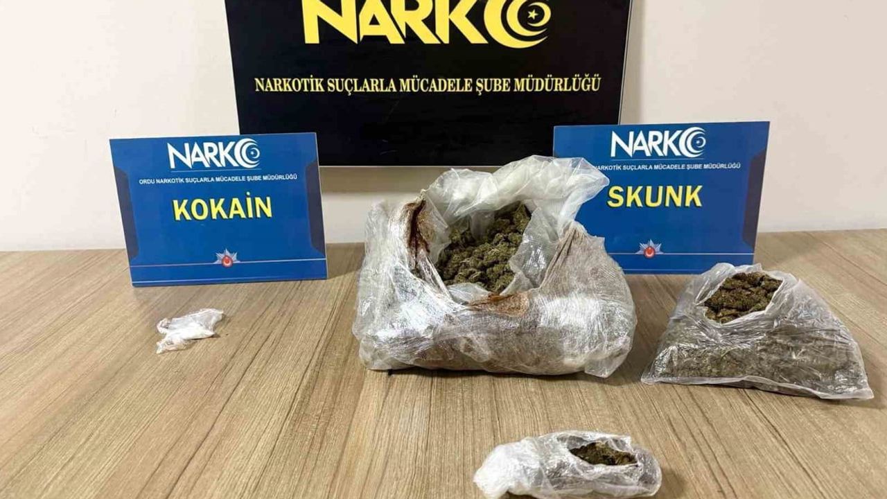Narkotik ekipleri Ordu'da 4 şüpheliyi tutuklattı