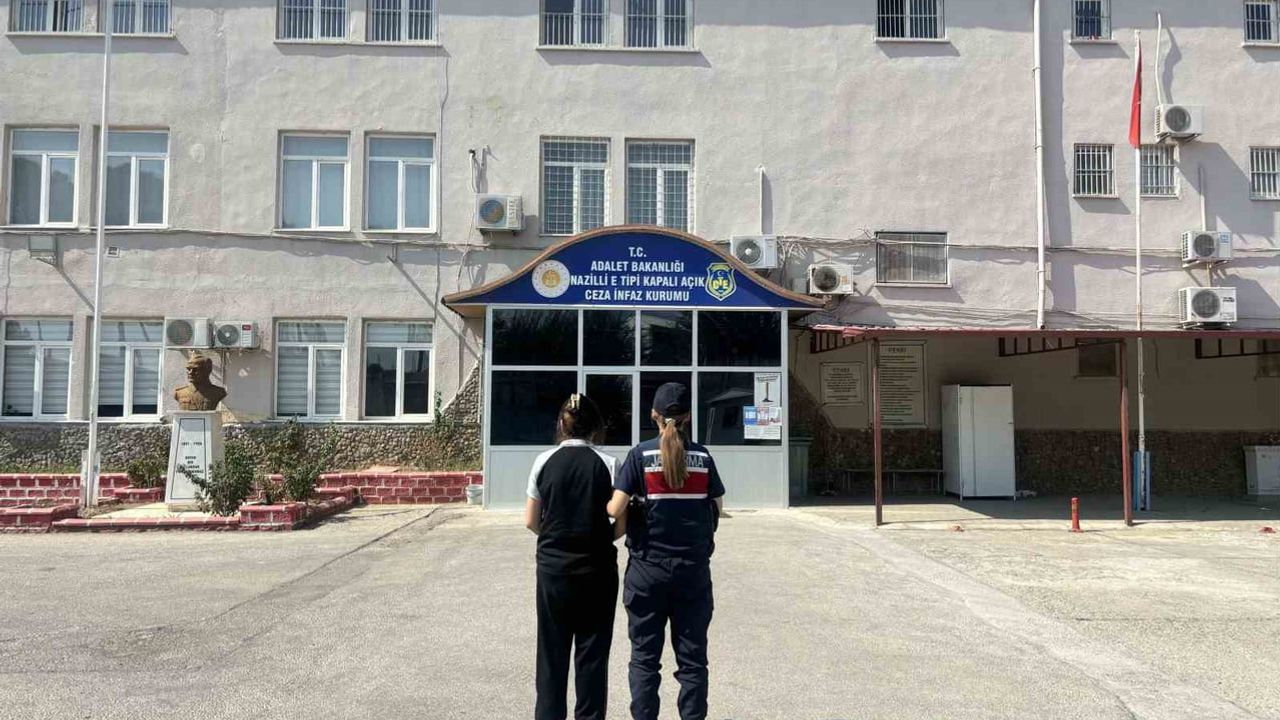 Nazilli'de bir yıldır aranan hırsızlık hükümlüsü cezaevine gönderildi