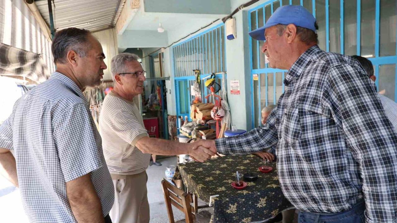 Nazilli'de muhtar ve üretici buluşması: talepler yerinde dinlendi