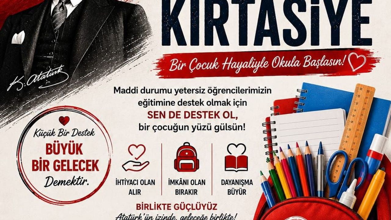 Nazilli'de okula hazırlık dayanışması: askıda kırtasiye ile çocuklar yalnız bırakılmıyor
