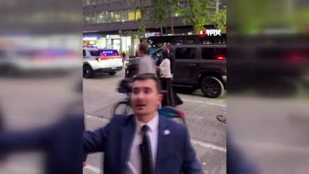 New York'ta başbakan edi rama'ya yönelik yumurtalı protesto